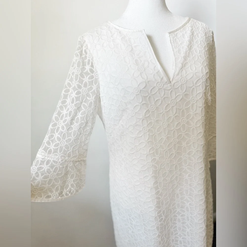Adrianna Papell White Lace Dress - Picture 2 of 7